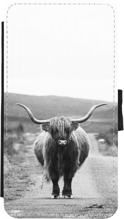 Image du produit PhoneLook Coque Wallet noir Highland cattle (Apple iPhone X, Apple iPhone XS)