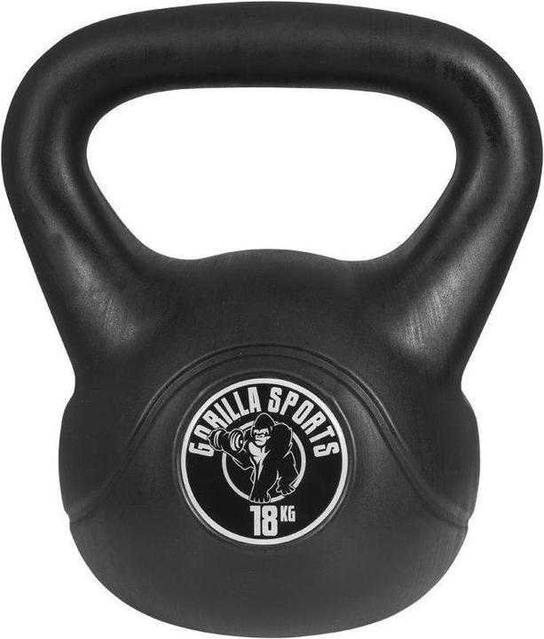 Gorilla Sports Kettlebell Cement (1 x 18 kg)