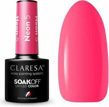 Claresa Soak Off UV/LED Neon hybrid lacquer 5 5g