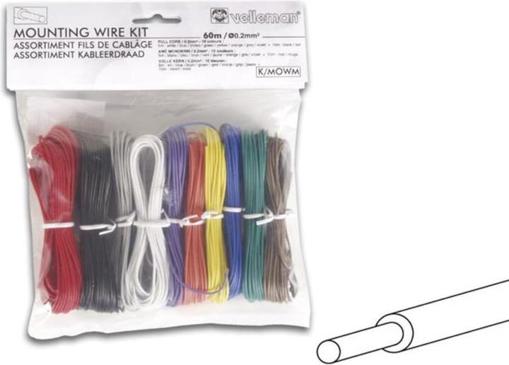 Produktbild Velleman Kabelset (60 m)