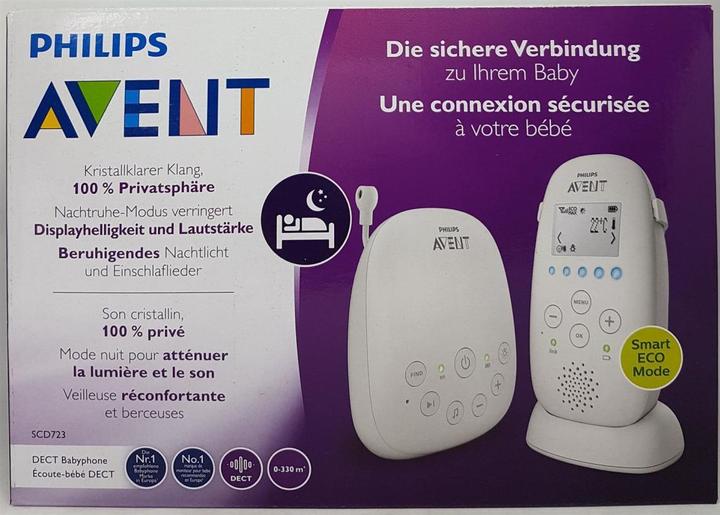 Produktbild Philips Avent Dect SCD723/26 (Babyphone Audio, 330 m)
