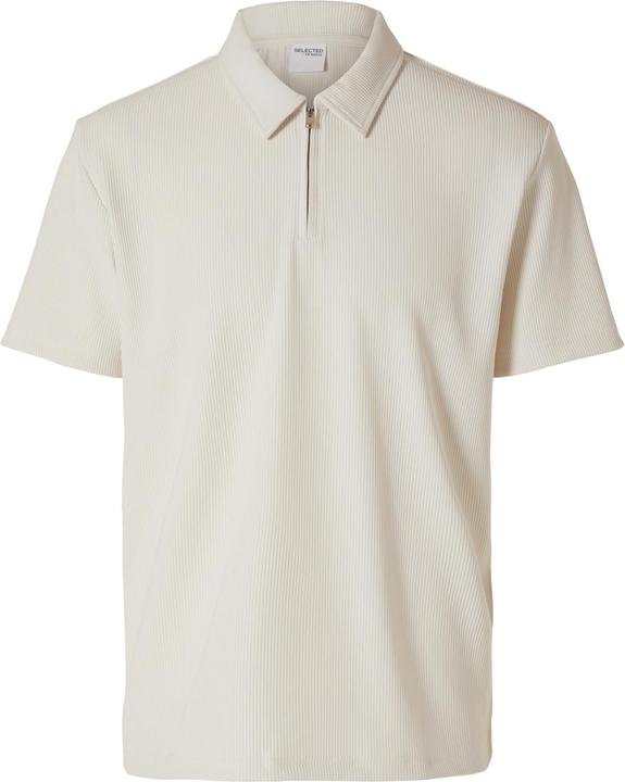 Selected Homme Half-Zip Plissee Polo shirt (XL)