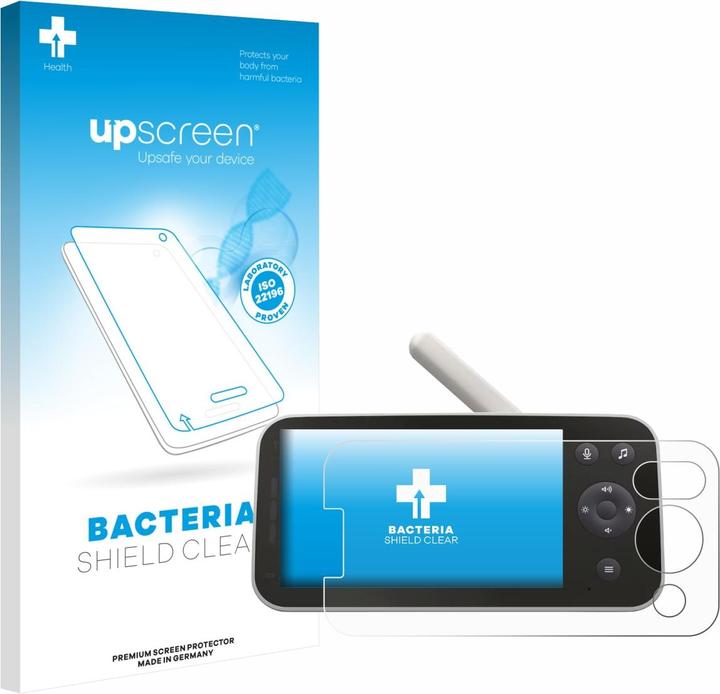 upscreen Schutzfolie Displayschutz Displayschutzfolie Folie Klar antibakteriell