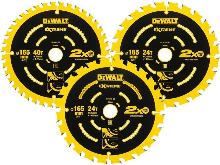 DeWalt Circular saw blade set DT10397
