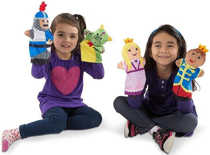 Image du produit Melissa & Doug Marionnettes à gaine "Amis au palais".