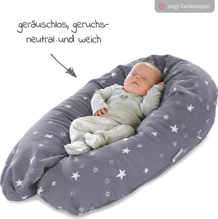 Actual product image Theraline Nursing pillow "The Original" with polyester hollow fibre filling incl. cover 190 cm (190 cm)