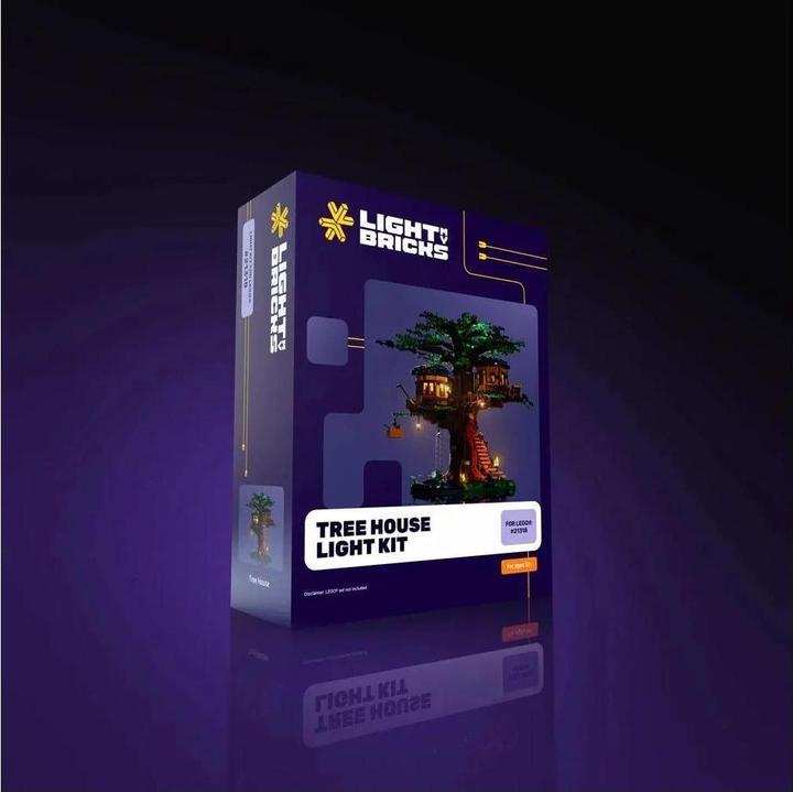 Actual product image Light my bricks LMB 2.0 LEGO® 21318# Tree Hous Light Kit