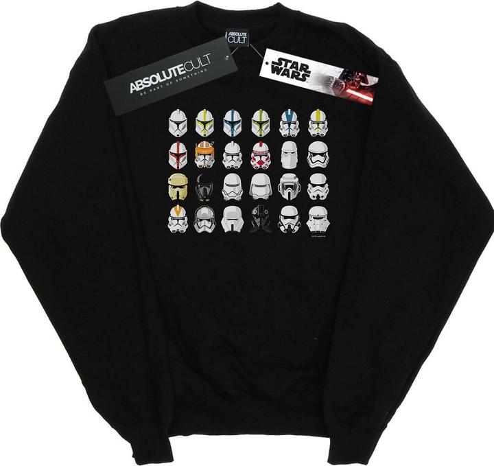 Star Wars Trooper Helmets Sweatshirt (L)