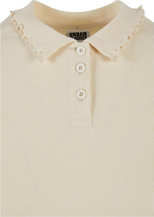 Actual product image Urban Classics Ladies Rib Polo Tee (S)