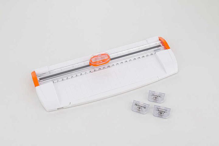 Actual product image Peach Rotary cutter A4 3in1 3 cutting modes PC200-10 white (5 Sheets, A4)