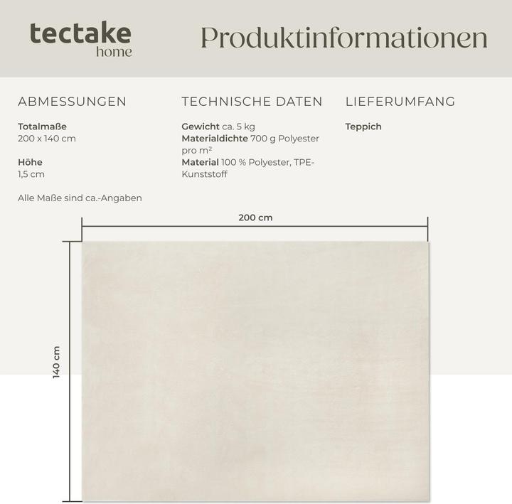 Immagine prodotto tectake Zona morbida (140 x 200 cm)