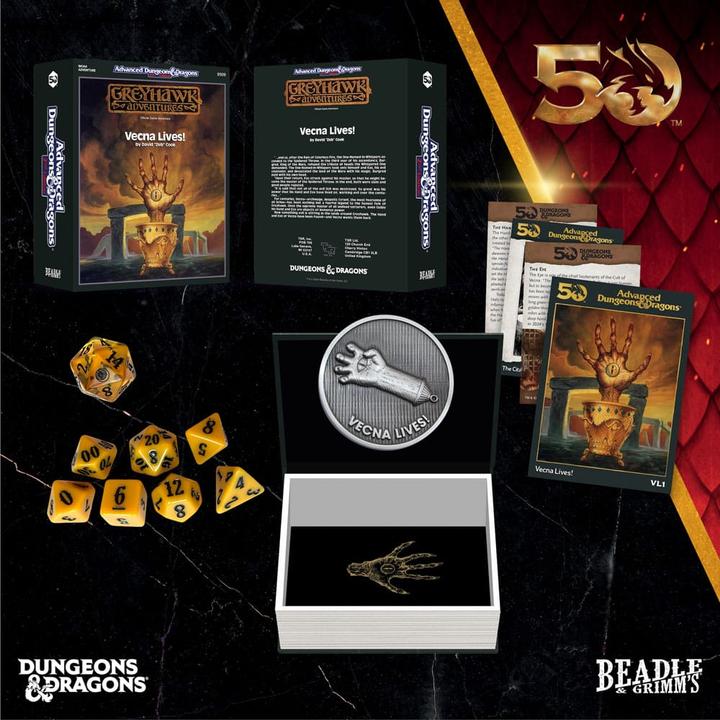 Produktbild Beadle & Grimm´s Dungeaons & Dragons Classic Module Würfel Set Vecna Lives (7)