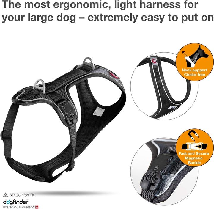 Image du produit Curli Harnais magnétique Belka Comfort (XL, Chien, Général, Promenade)