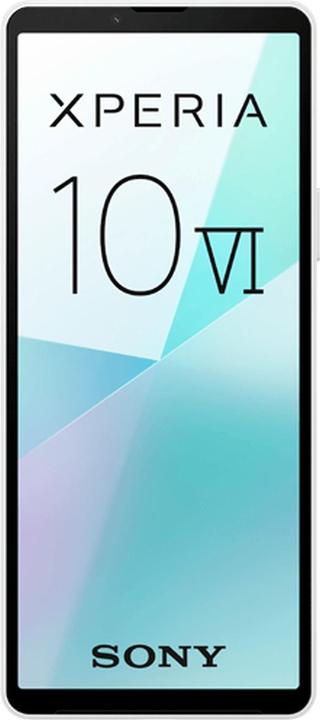 Image du produit Sony Xperia 10 VI (128 Go, Blanc, 6.10", SIM + eSIM, 48 Mpx, 5G)