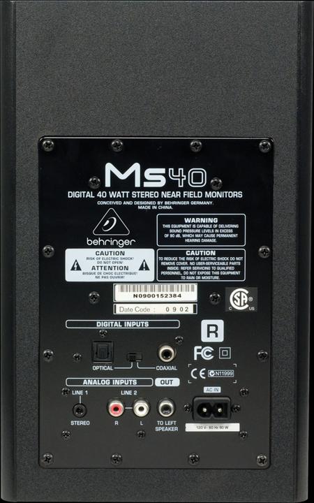 Produktbild Behringer Ms40 (Passiv, Aktiv, Paar, 2x 20 W)