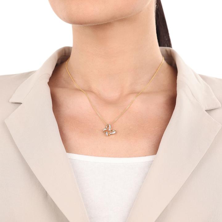 Immagine prodotto Amor Ciondolo Cupido da donna, argento 925, zirconi sintetici. | Farfalla (Argento 925)