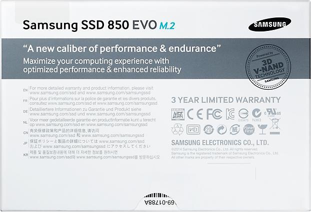 Produktbild Samsung 850 Evo (500 GB, M.2)