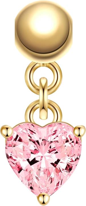 Glanzstücke München Damen Charm Herz - 36854 (Sterling Silber)