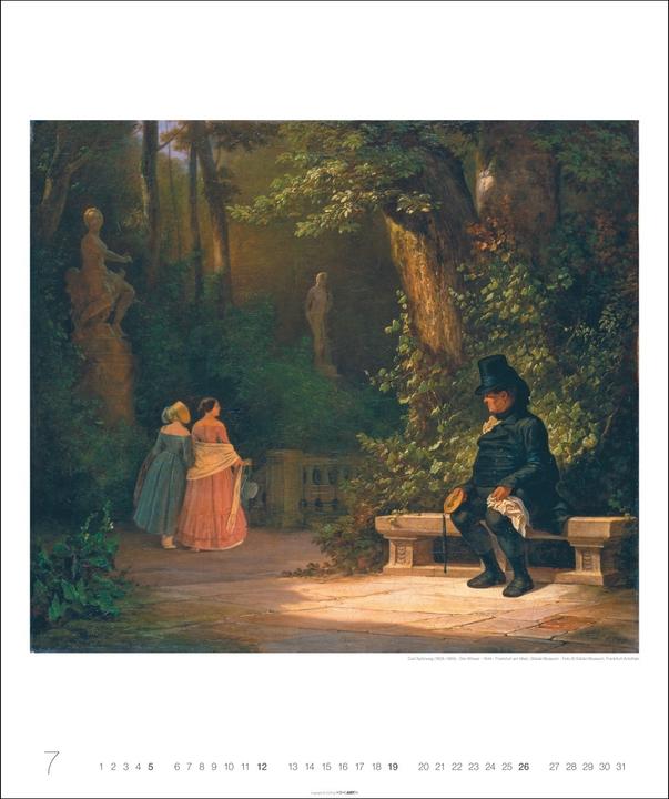 Produktbild Carl Spitzweg Edition Kalender 2026 (46 x 55 cm, Deutsch)