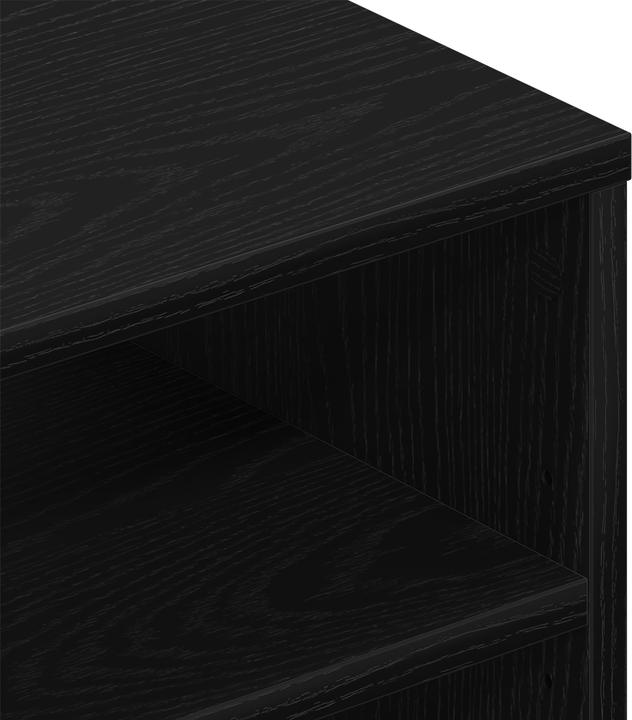 Produktbild VidaXL Wandregal Schwarze Eiche 140x41x75 cm Holzwerkstoff (102 x 30 x 29 cm)