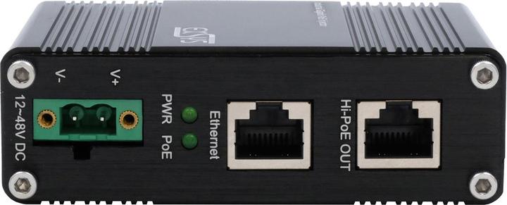 Actual product image Exsys Industrial PoE+ Gigabit Injector 60W (802.3at (PoE+), 802.3bt (PoE++), 802.3af (PoE), 60 W)