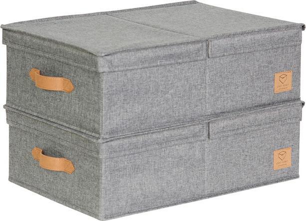 Produktbild Love it Store it Premium Klappdeckelbox 2er Set - Flach (33 x 50 x 16 cm, 26.50 l)