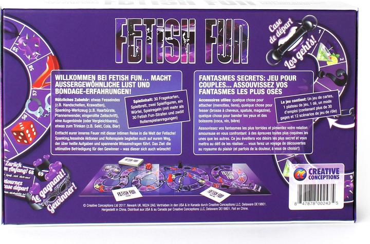 Actual product image Creative Conceptions Fetish Fun Game FrenchGerman (Board game, German, French)