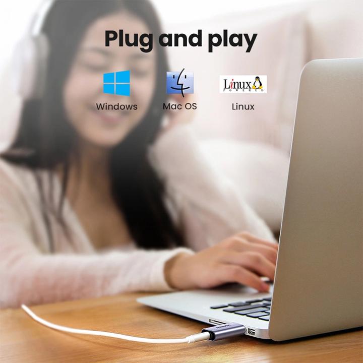 Produktbild Ugreen USB 2.0 auf Audio Adapter USB Soundkarte Stick (USB)