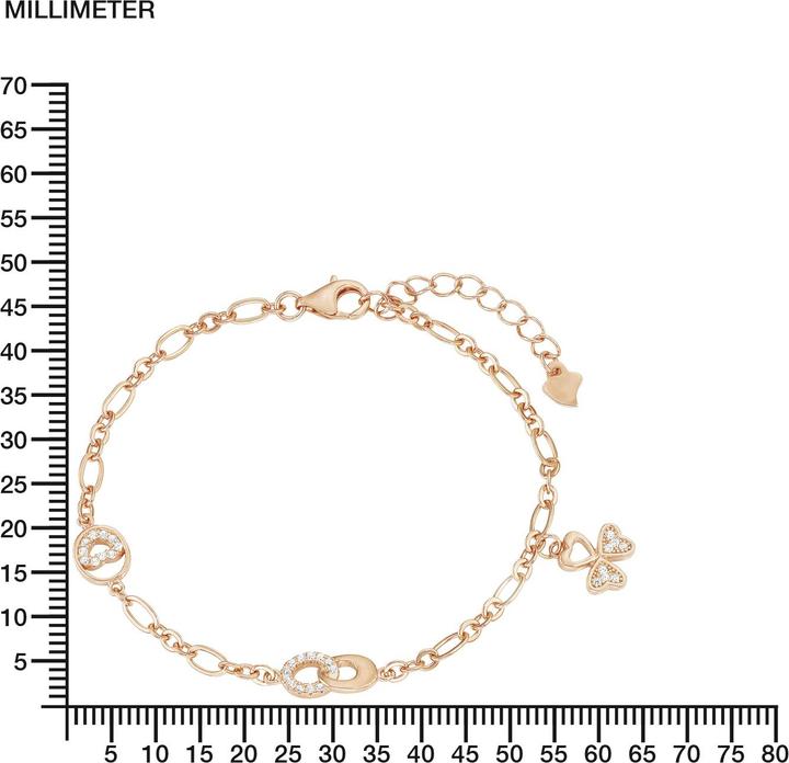 Immagine prodotto Amor Shamrock (19 cm, Argento, Zirconia)