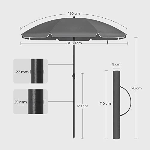 Produktbild Songmics Sonnenschirm (1.60 m)