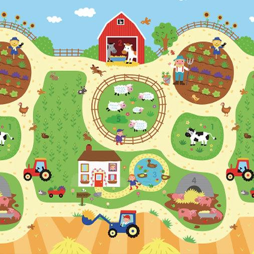 Produktbild Baby Care Busy Farm (140 x 210 cm)