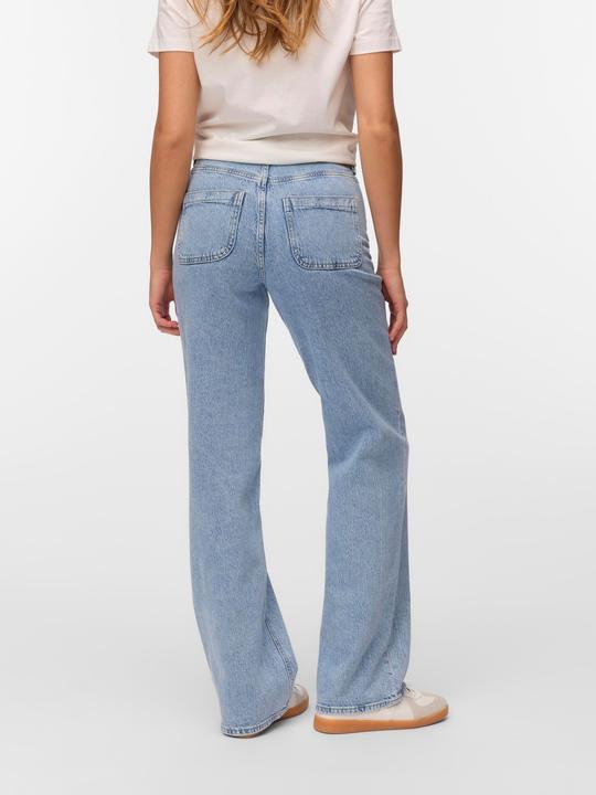 Actual product image Vero Moda VMTESSA Hohe Taille Weiter Beinschnitt Jeans Weit geschnitten (W29/L32)