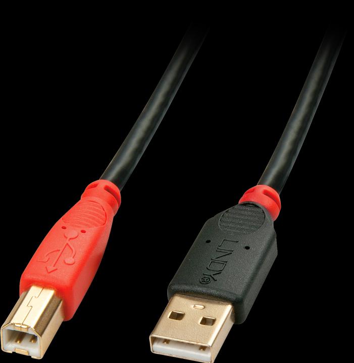 Produktbild Lindy USB A — USB B (10 m, USB 2.0, 2.50 W)