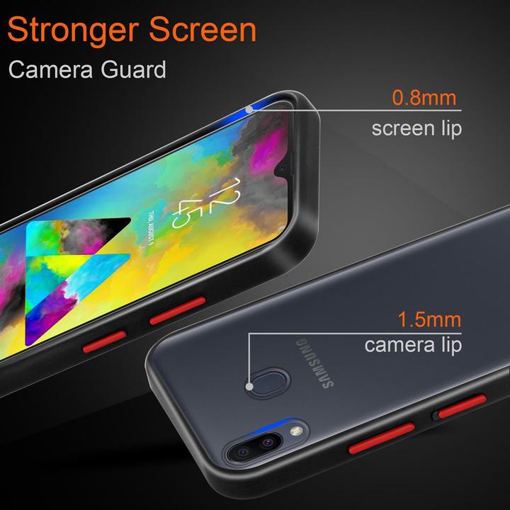 Actual product image Cadorabo Hybrid Matt Cover (Samsung Galaxy M20)