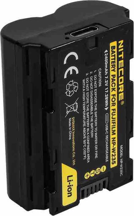 Produktbild Nitecore NP W235C USB C Rechargeable ( Fuji NP W235 Battery ) (Kamera Akku)