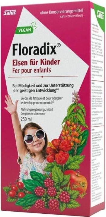 Actual product image Floradix Iron for children (1 Piece, Liquid, 606 g)