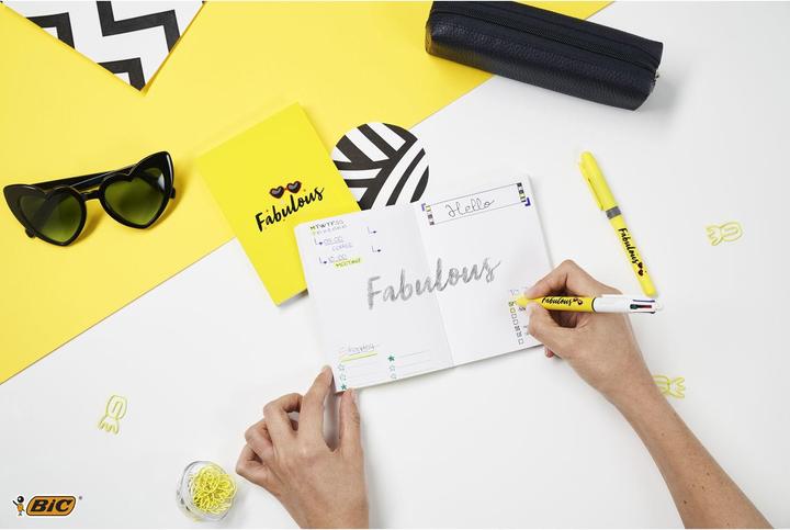 Image du produit Bic Stationery Box Fabulous (Blanc, Jaune, 1 x)