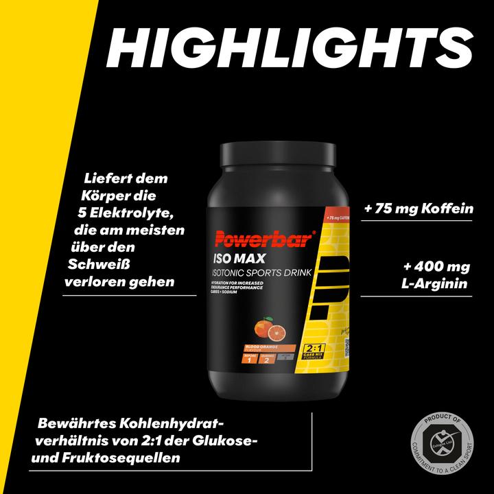 Produktbild Powerbar Isomax (Blutorange, 1 x)