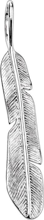 Star Piercing Anhänger silber Feder (Chirurgenstahl 316L)