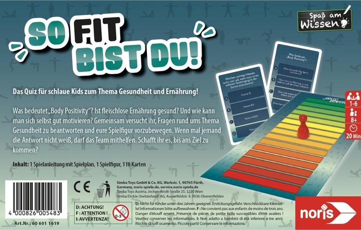 Actual product image Noris You are that fit (German)