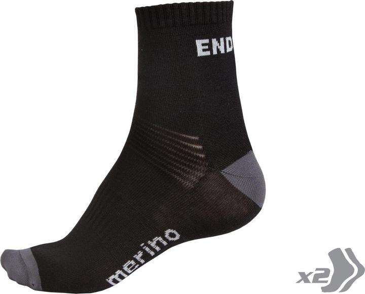 Produktbild Endura Pack de 2 Paires de BAABAA Merino 2012 (L/XL)
