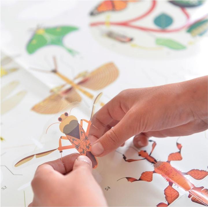 Image du produit Poppik Autocollants Poster éducatif Insectes