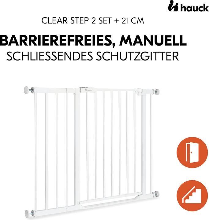 Produktbild Hauck Clear Step Set 2 + 21 cm White (96 cm)