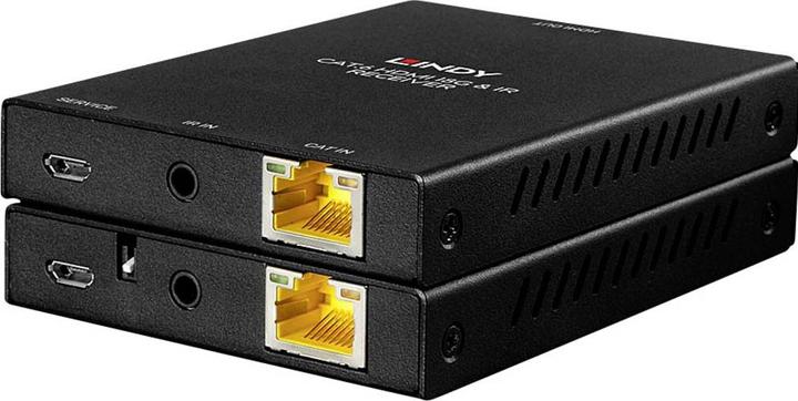 Actual product image Lindy 50m Cat.6 HDMI 18G & IR Extender with PoC & Loop Out (Extender)