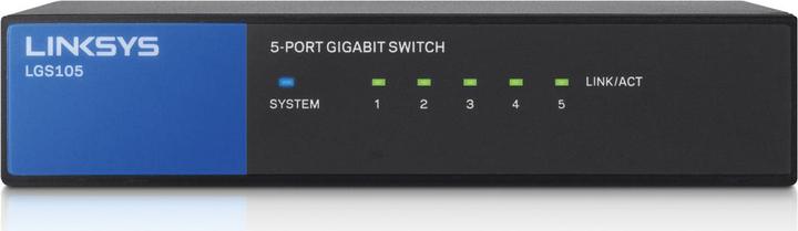 Actual product image Linksys Unmanaged Gigabit Switch 5-Port (5 Ports)