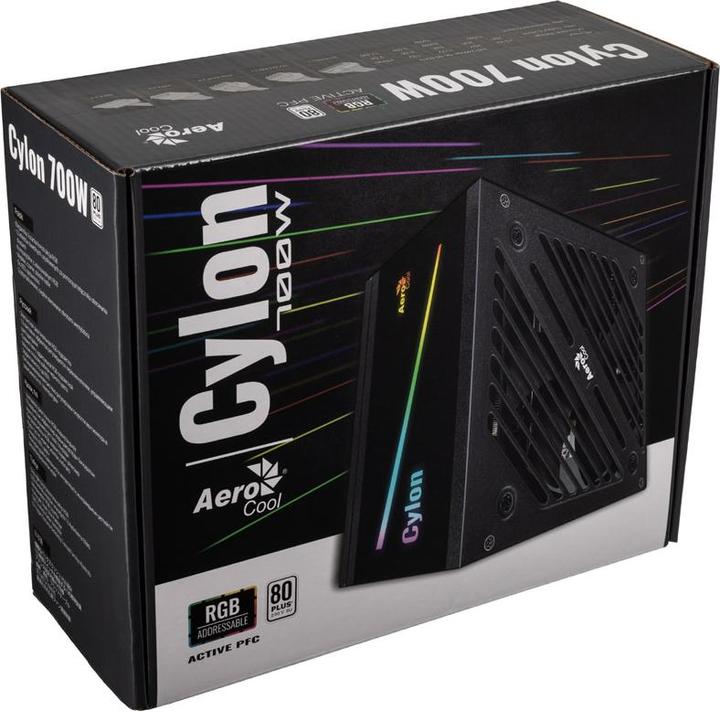 Image du produit AeroCool Alimentation électrique Cylon RGB (700 W)