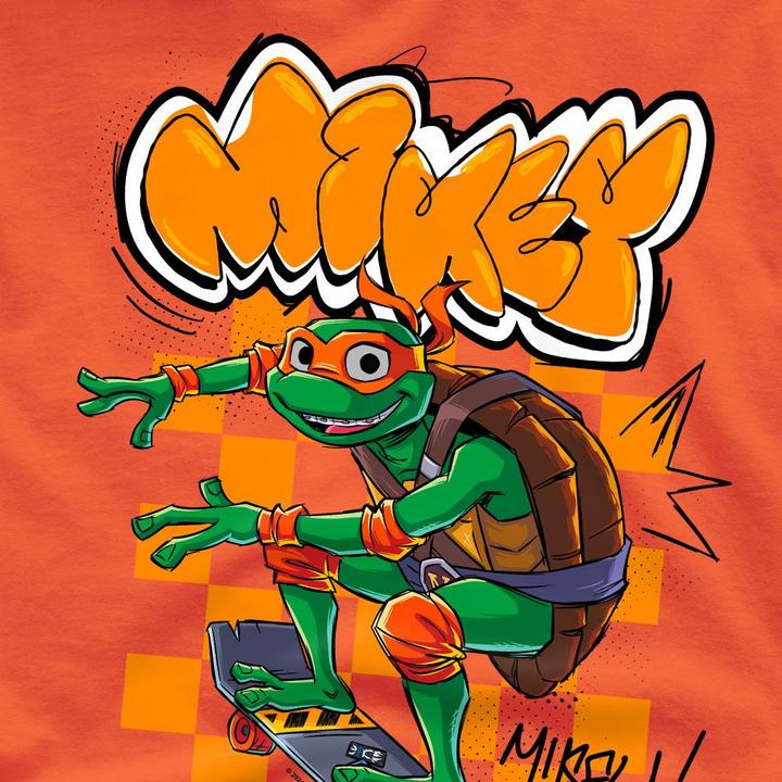 Immagine prodotto Teenage Mutant NT Maglietta Michelangelo Skateboard Uomo (4XL)
