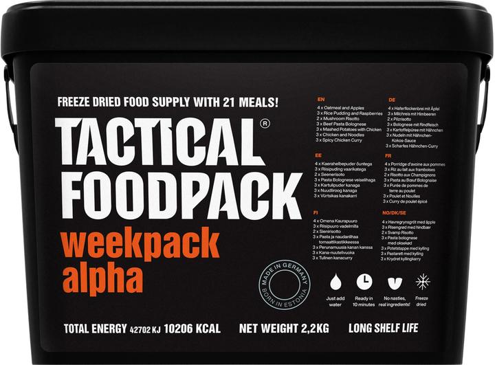Actual product image Tactical Foodpack Weekpack Alpha (2100 g)