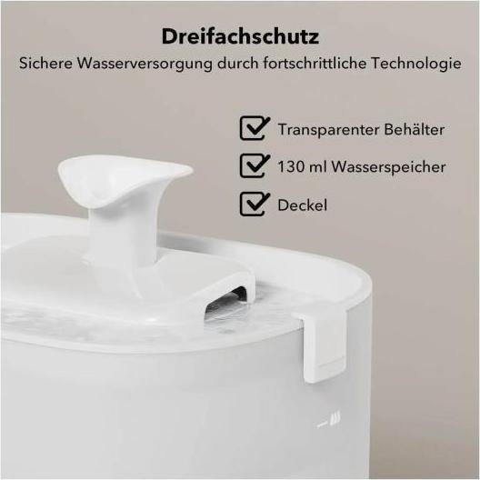 Actual product image Petlibro Dockstream Wireless Pump Water Fountain (2.50 l)