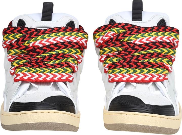 Image du produit Lanvin curb sneakers in leather and suede with multicolor laces (42)